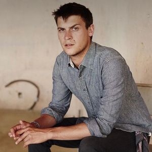 Current Elliott Ruler Fit Chambray Shirt Stone Blue Wash